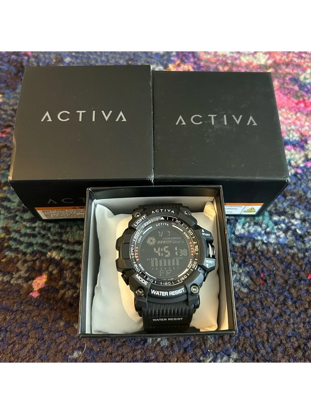 Activa x Invicta Men's Black Sports Watch NEW